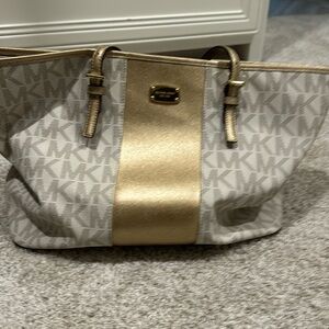 MK Holiday Gold Purse